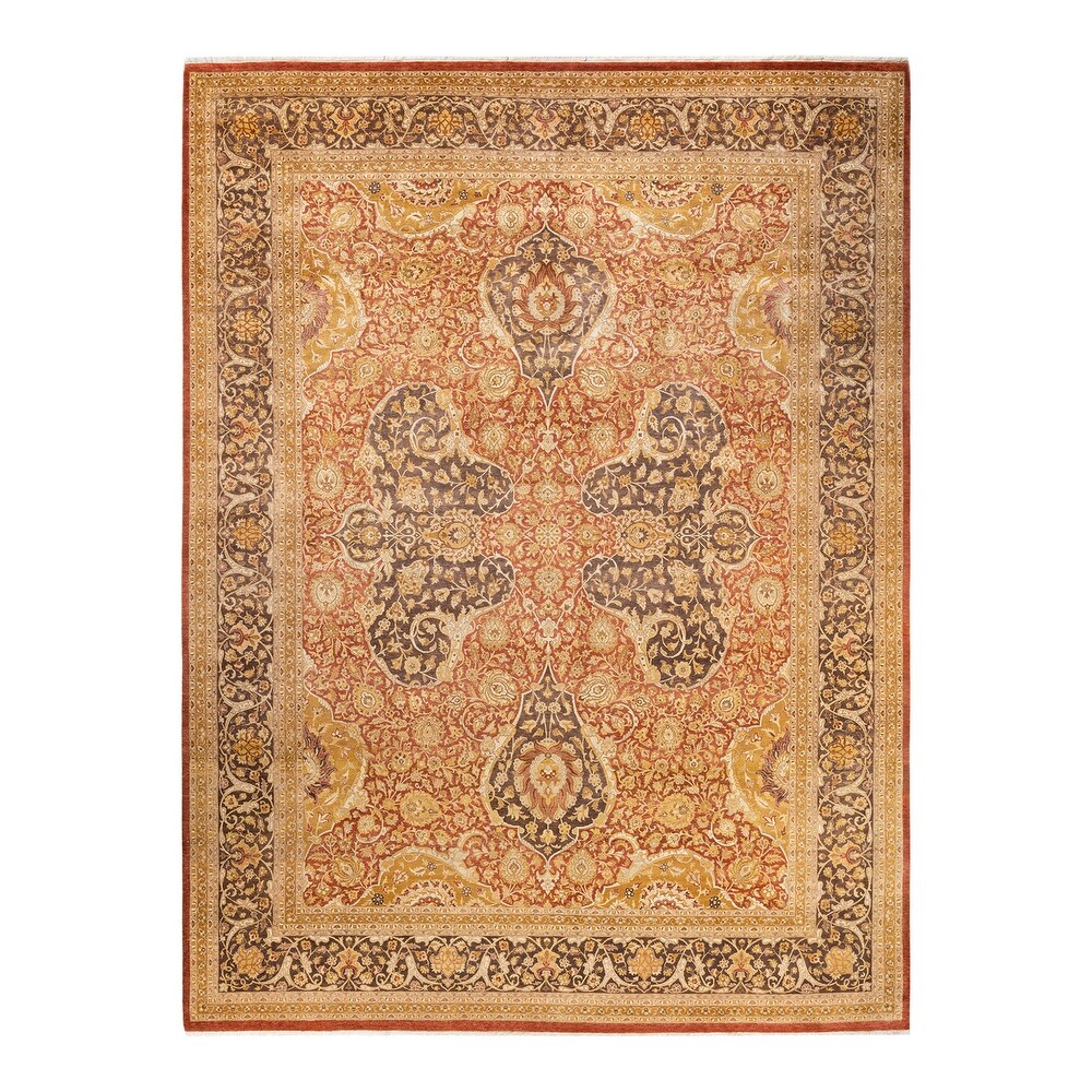 Red 10'3 x 13'11 Handmade Transitional Rugs,All OverRugs EORC Area Afghan Wool 10' x 14' Red 10'3 x 13'11 Handmade Transitional Rugs,All OverRugs EORC Area Afghan Wool 10' x 14'